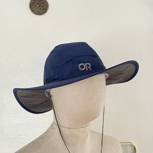 Outdoor Research Sunbriolet Sun Hat M Navy Blue UPF50+ Bucket Hat